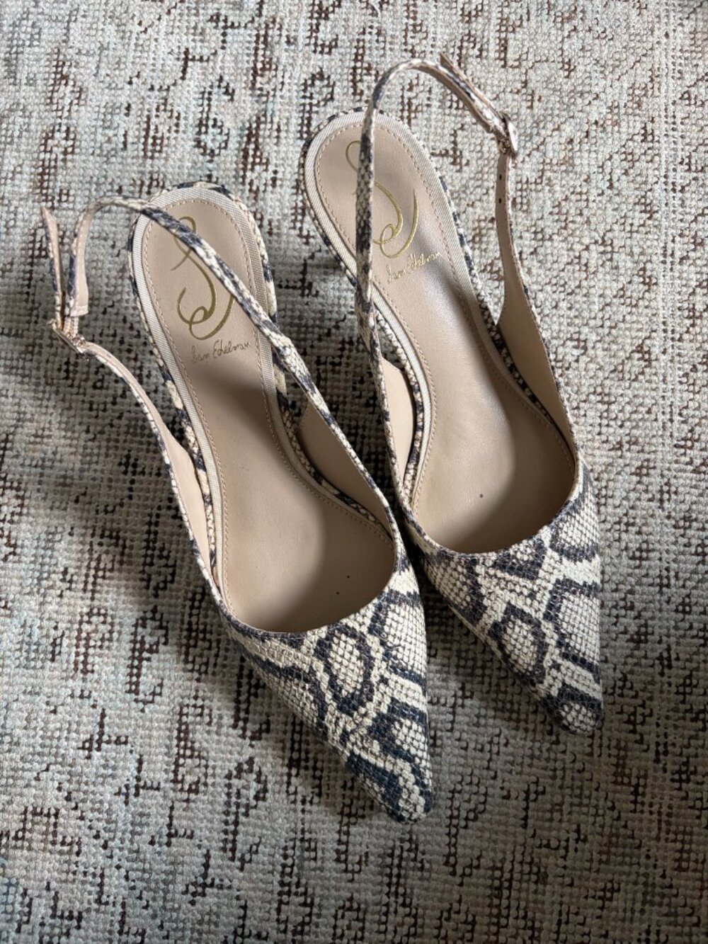 Sam Edelman Bianka Sling Back Pump - Snake